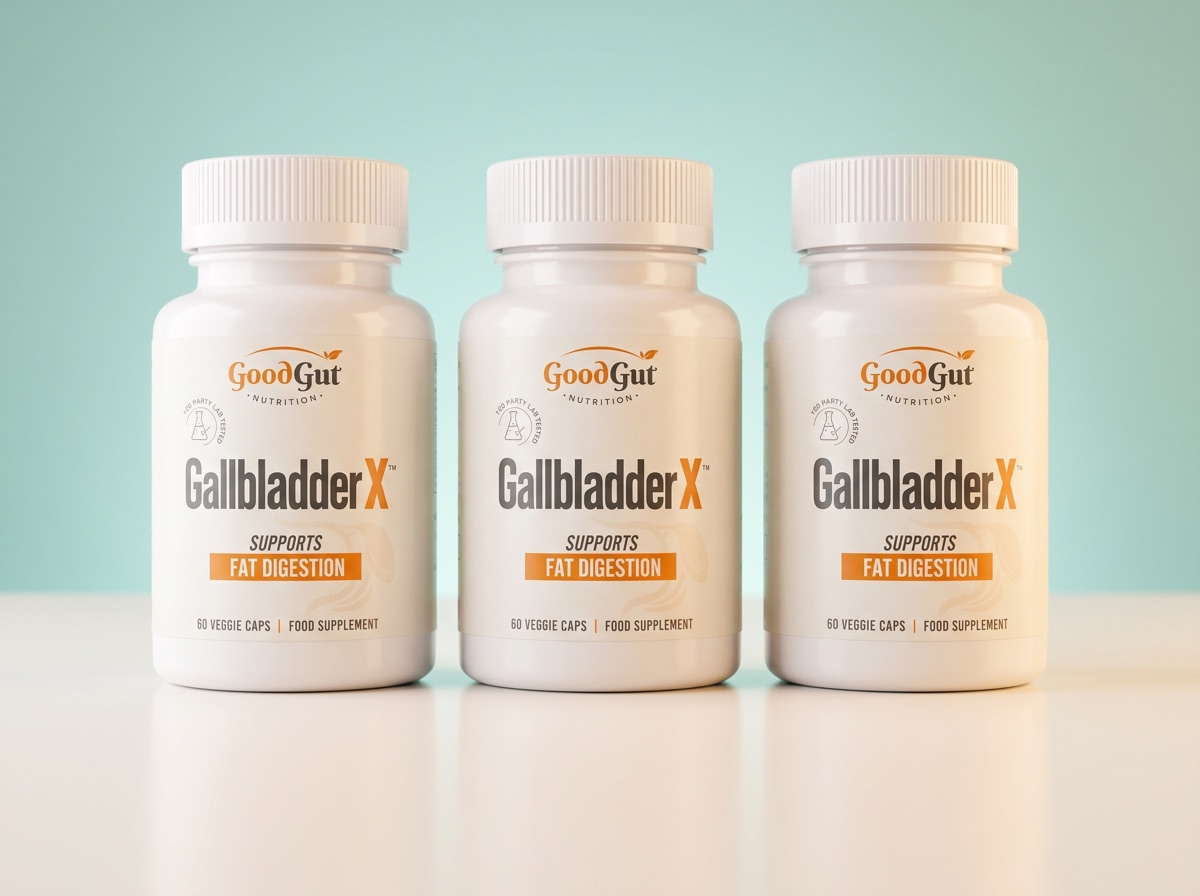 GallbladderX bottles by GoodGut Nutrition